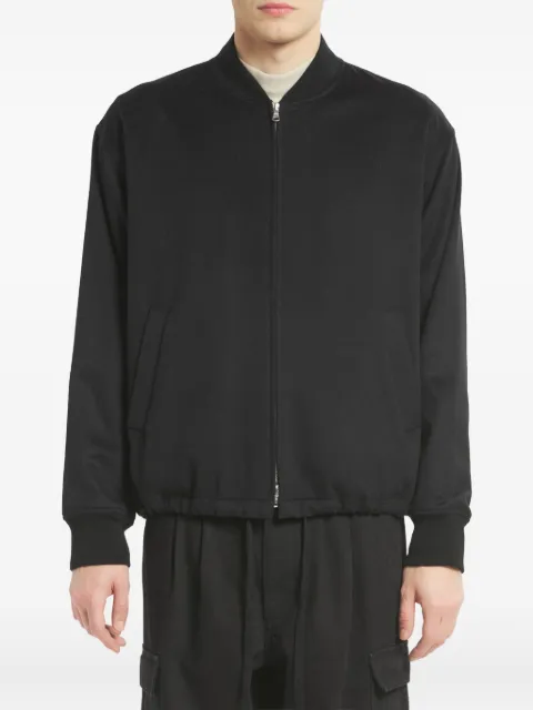 Barena wool zip-front bomber jacket Black CSU52230491590