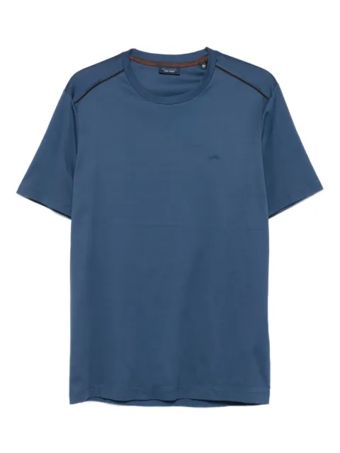 Paul & Shark embroidered-wave crew-neck T-shirt Blue 15311606
