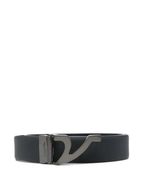 Paul & Shark leather belt Blue 15316003