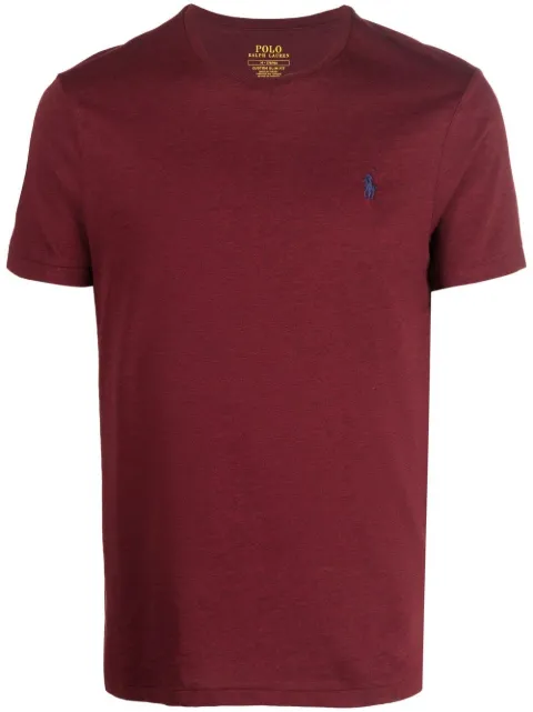 Polo Ralph Lauren embroidered crew-neck T-shirt Red 710671438283