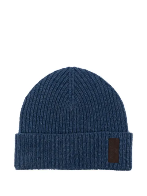 Paul & Shark ribbed-knit beanie Blue 14317151