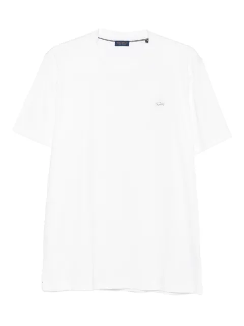 Paul & Shark logo-print cotton T-shirt White 15311610