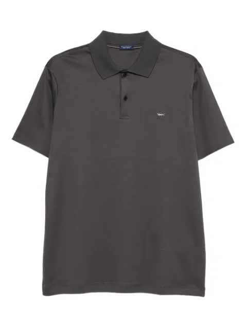Paul & Shark logo-detail polo shirt Grey 15311726