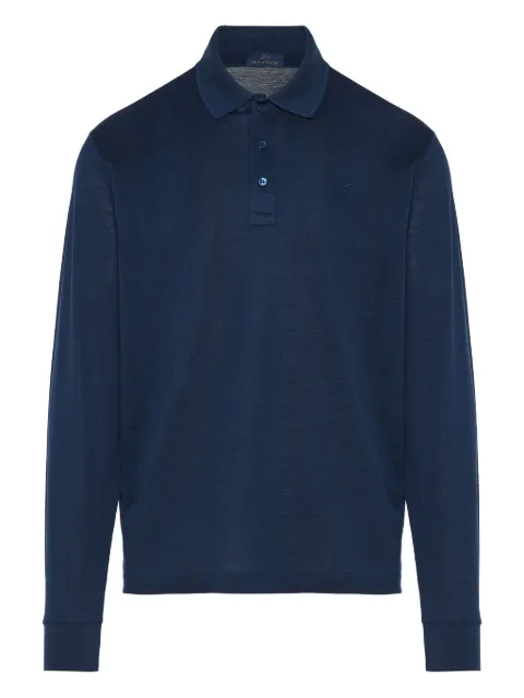 Paul & Shark long-sleeve polo shirt Blue 15311705