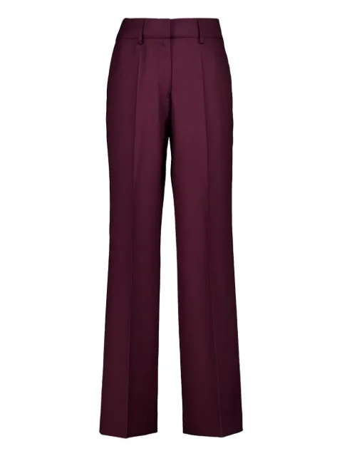 PAULA concealed-fastening trousers Purple DOMINIQUE