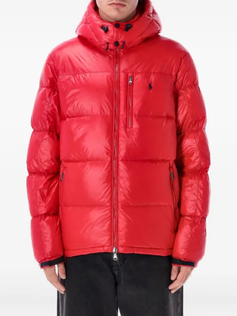 Polo Ralph Lauren hooded puffer jacket Red 710968281004