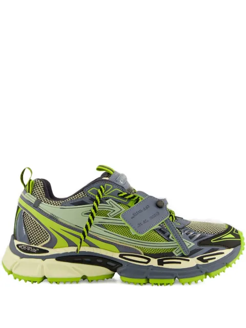 Off-White Ow Be Right Back lace-up rubber sneakers Green OMIA295F25FAB005