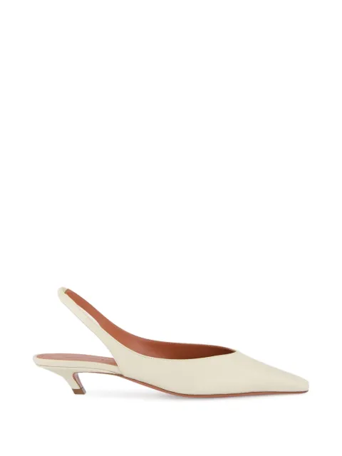 Amina Muaddi Jamie sling pumps Neutrals 15S365722JAM