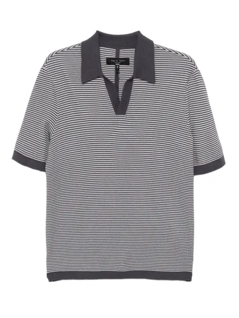 rag & bone Harvey polo shirt Grey RH3325F6MCO