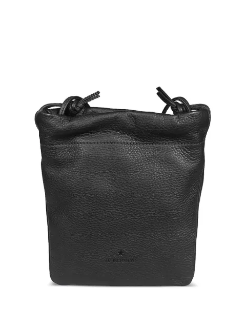 Il Bisonte drawstring leather bucket bag Black BBU030PV0048