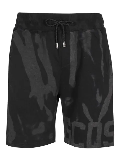 GCDS logo-print track shorts Black SS23M300165