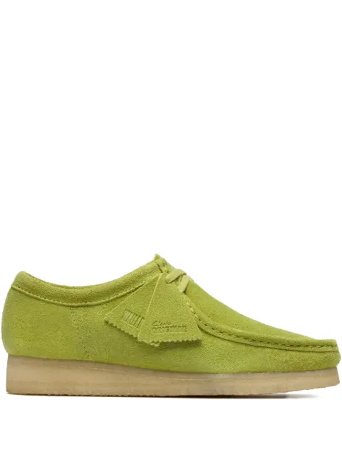 Clarks Originals suede lace-up Derby shoes Green 26183757