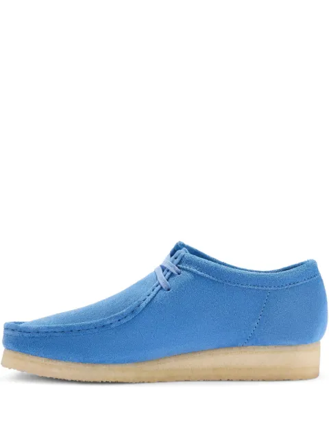 Clarks Originals suede lace-up Derby shoes Blue 26183800