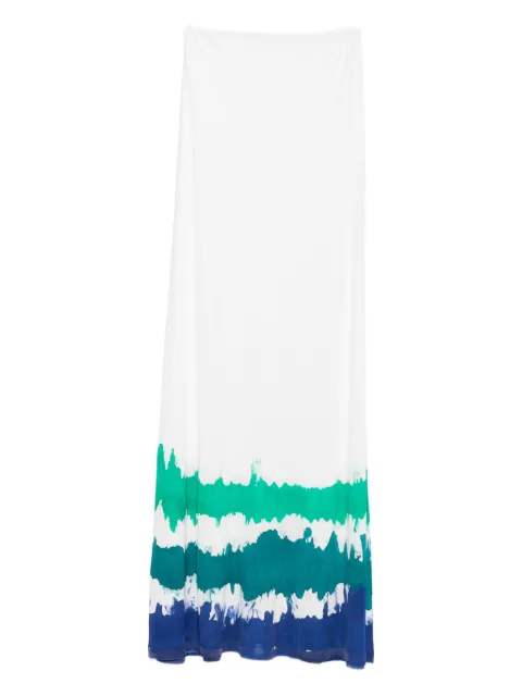 Faliero Sarti tie-dye skirt White 5033