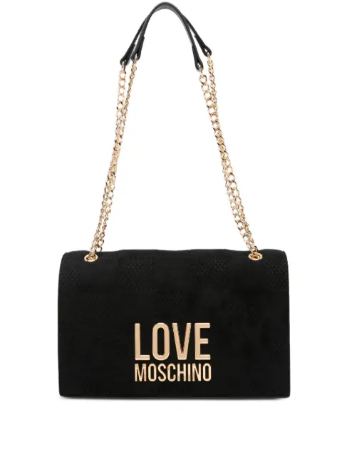 Love Moschino quilted shoulder bag Black JC4122PP0NKB1