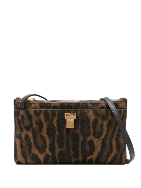 TOM FORD leopard-print crossbody bag Brown S0517LCL487G7BB07