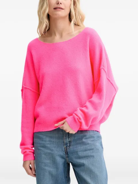 American Vintage Damsville seam-detail sweater Pink DAM225