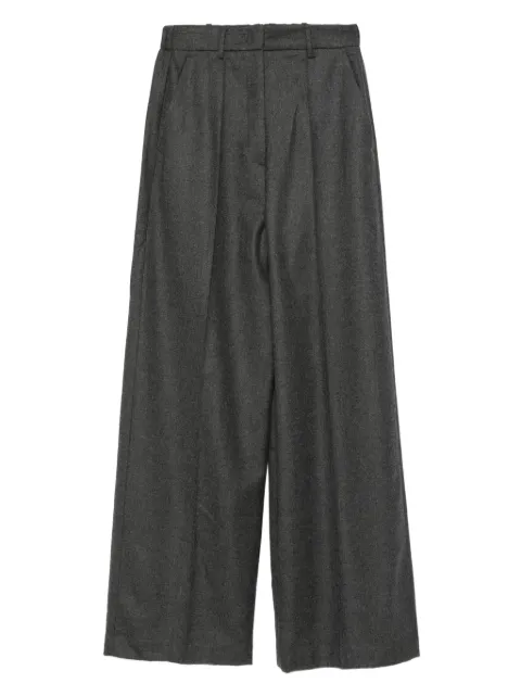 BOMPARD ribbed straight trousers Grey CT053