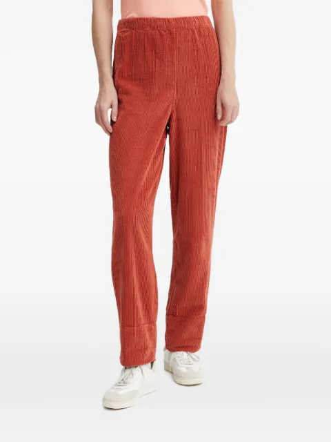 American Vintage elastic-waistband corduroy trousers Orange PADO137