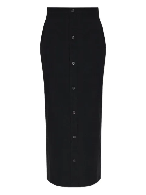 Issey Miyake Like torso like shirt buttoned skirt Black IM58FG016