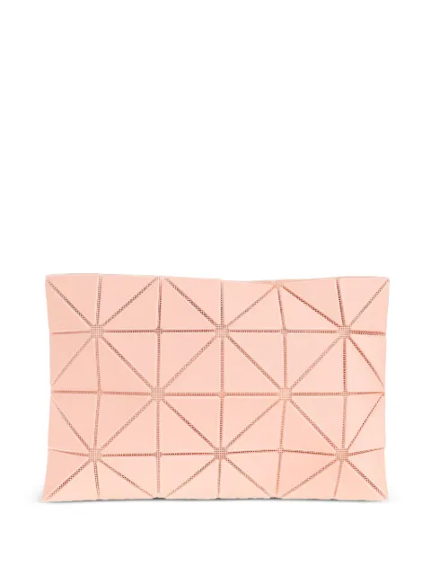 Bao Bao Issey Miyake geometric-pattern clutch bag Pink BB58AG605