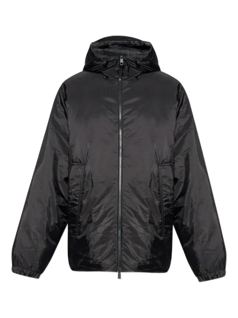 Moncler zip-fastening hooded puffer jacket Black K20911A00226539ZD