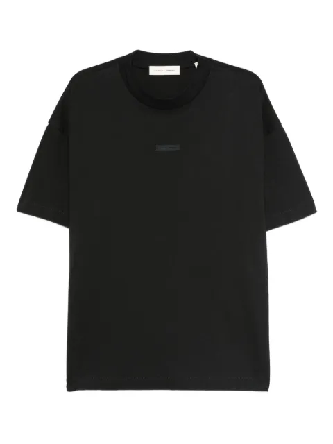 FEAR OF GOD ESSENTIALS logo-plaque cotton T-shirt Black 125SP254190F
