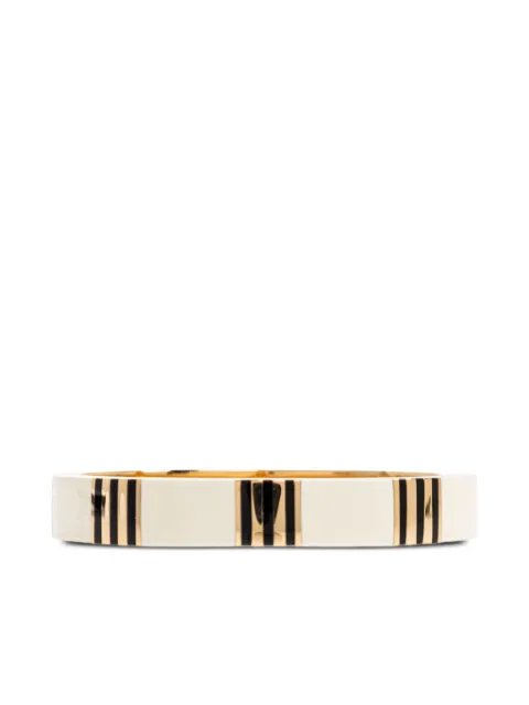 Tory Burch T STRIPE BANGLE bracelet White 168069