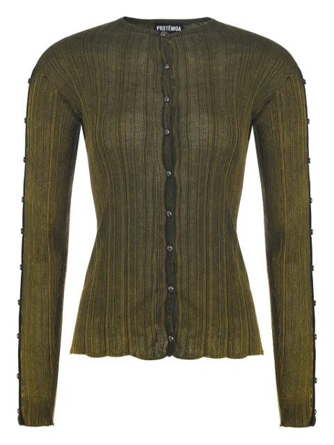 Protémoa Touch cardigan Green TOUCHGRASSCARDIGAN