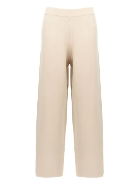 Max Mara Dula elastic-waistband knit trousers Neutrals DULA007