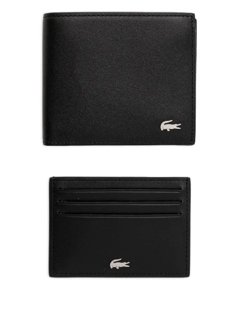 Lacoste logo-print wallet Black NH2505FG