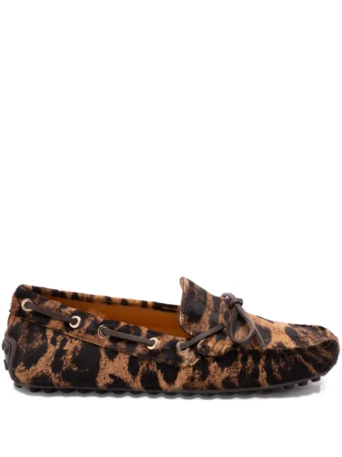 Tod's leopard-print loafers Neutrals XXW10L0JU20UTZ