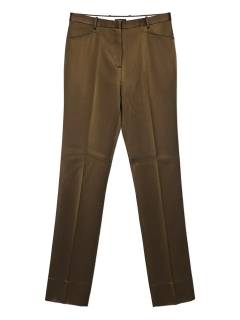 TOM FORD press-crease trousers Green FAX1216FG585PAW584