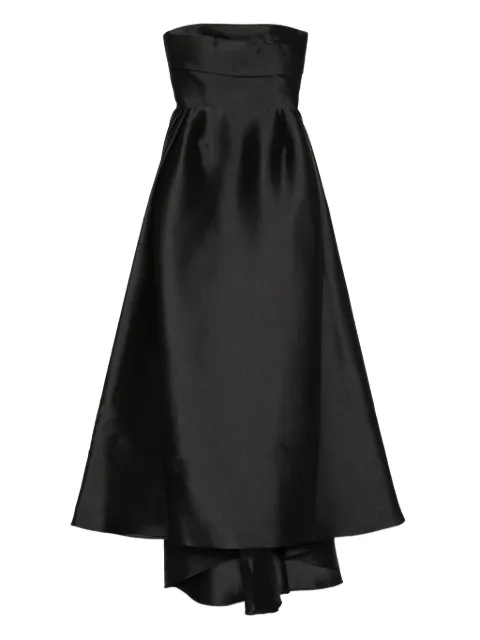 Solace London The Tiffany strapless maxi dress Black OS34030