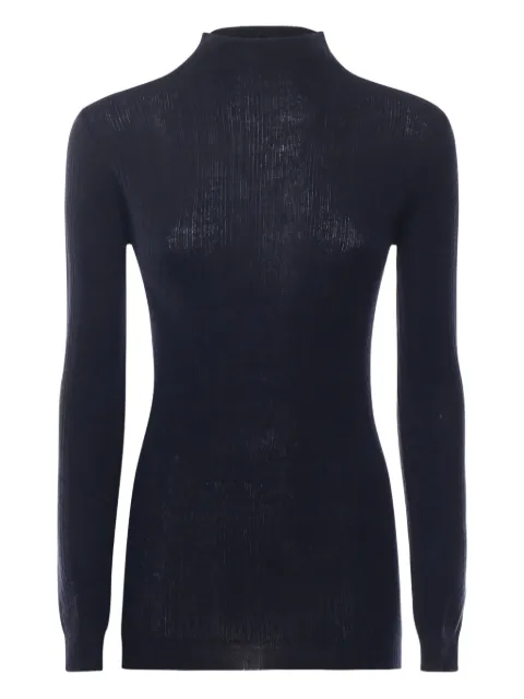 PINKO ribbed high-neck sweater Blue 105752A2TOF92