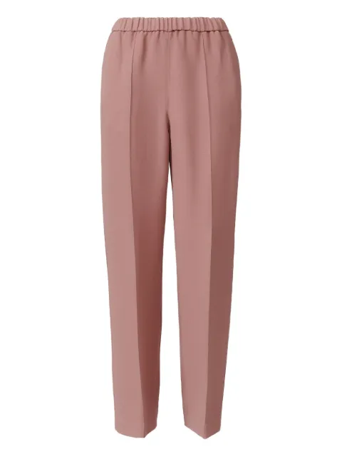 Fabiana Filippi elastic-waist straight trousers Pink PAD215F322D8702197