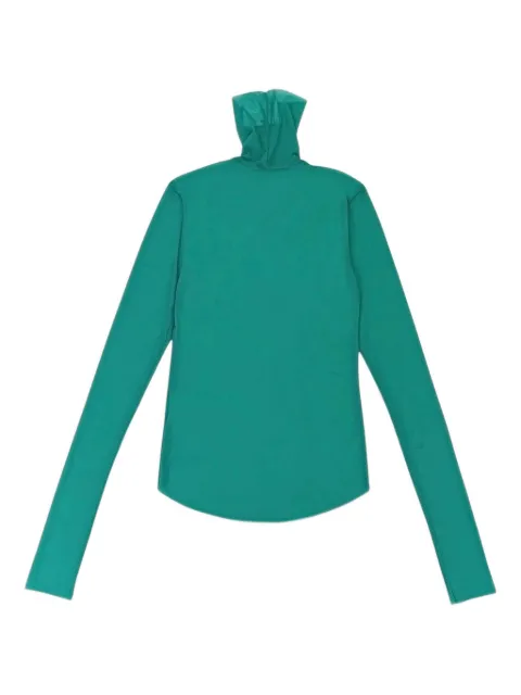 Callipygian turtleneck top Green 95CPN1077