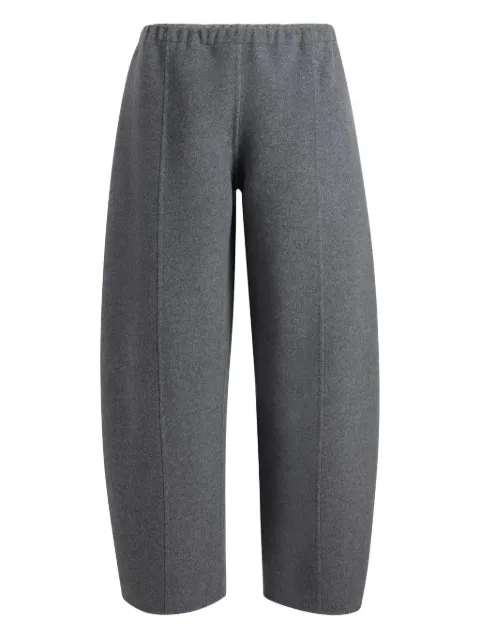 KHAITE elastic-waist panelled trousers Grey 3176547249