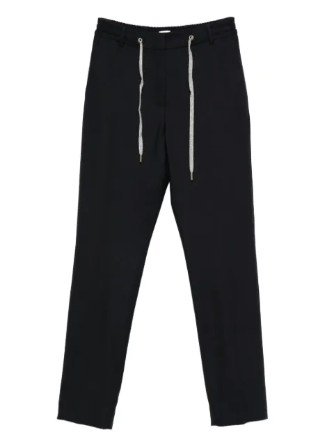 Eleventy drawstring trousers Blue L80PANE01TES0F126