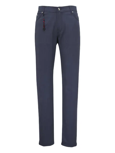 Marco Pescarolo belt-loop five-pocket trousers Blue 524308