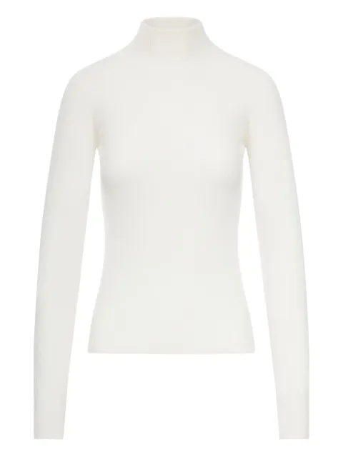 Sportmax ribbed turtleneck sweater White 2522366012600