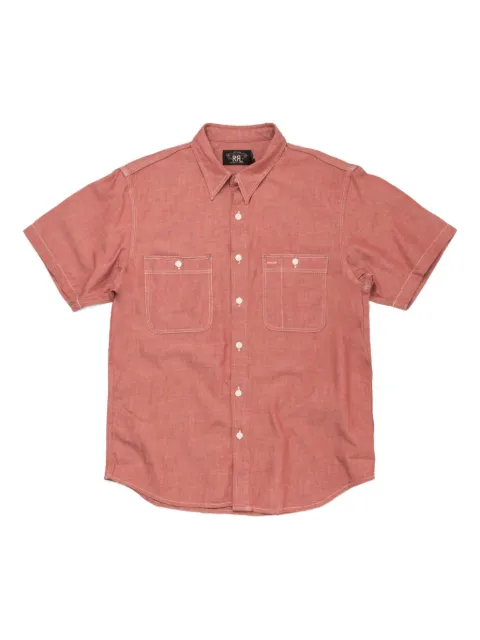 Ralph Lauren RRL short-sleeve chambray shirt Red 782962473001