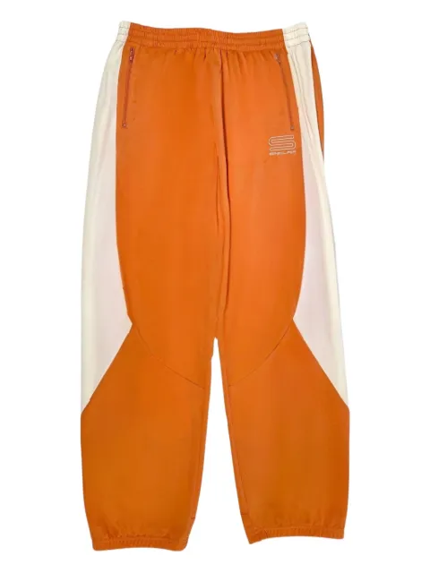 Sinclair Tech Logo panelled track pants Orange SMB65