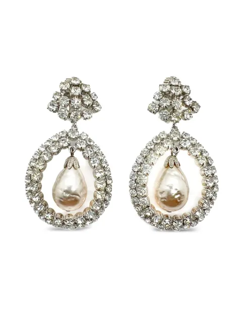 Jennifer Gibson Jewellery 1950s Manfred Kleinert Baroque earrings Silver JGJMANFREDERG