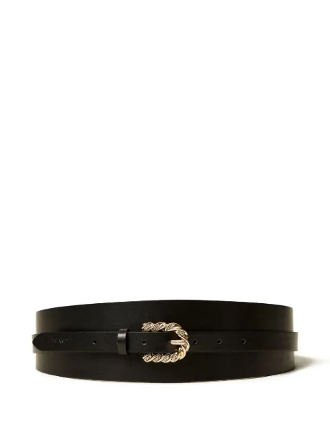 TWINSET twisted-buckle belt Black 252TO5280