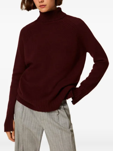 TWINSET turtleneck ribbed jumper Red 252TP3574