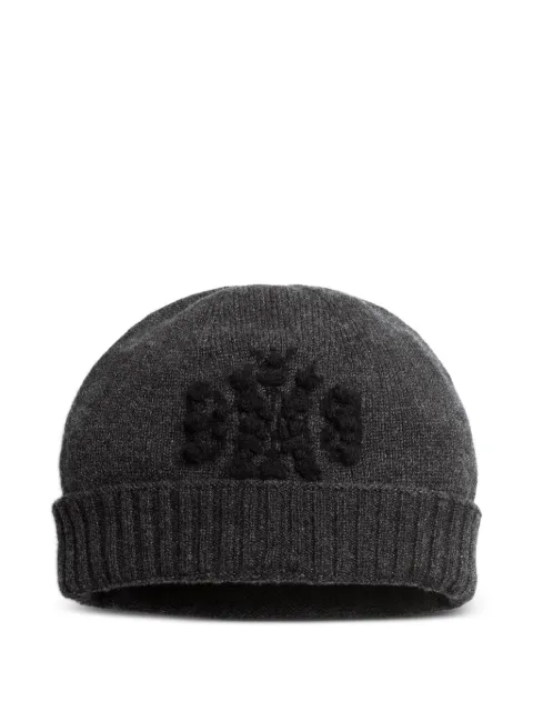 Barrie cashmere B-logo beanie hat Black C299878