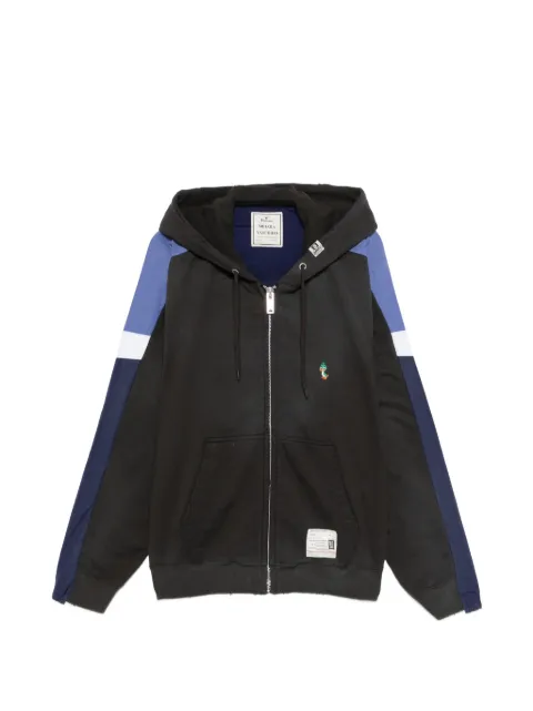 Maison MIHARA YASUHIRO zip-up panelled jacket Black A16PK571BK
