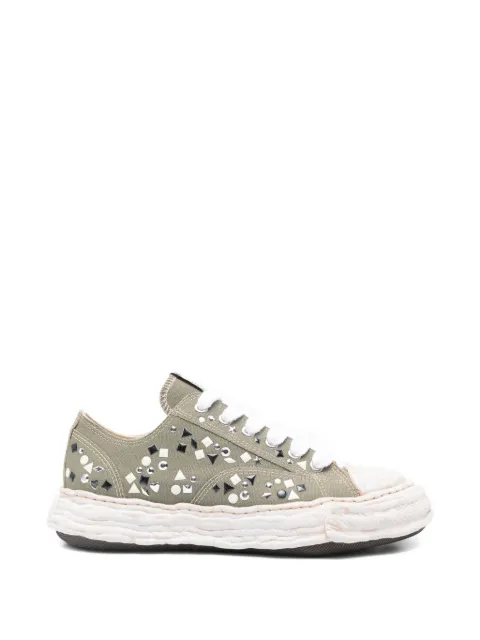 Maison MIHARA YASUHIRO Peterson 23 embellished sneakers Green A16FW724