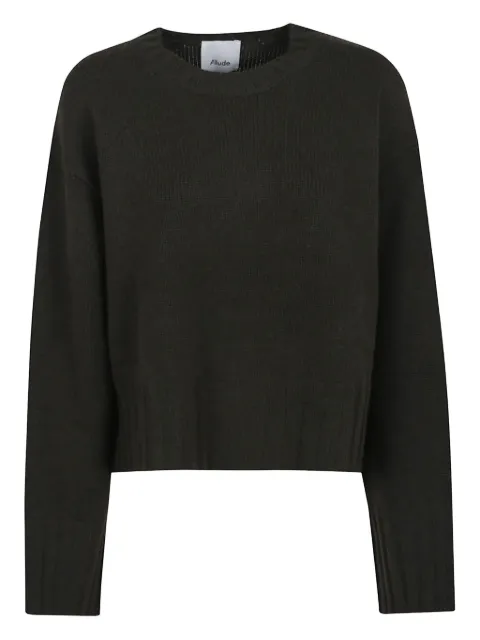 Allude crew-neck sweater Black 25517102